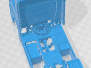 Mercedes Benz Actros 2022 Printable Body Truck 3D Print Model