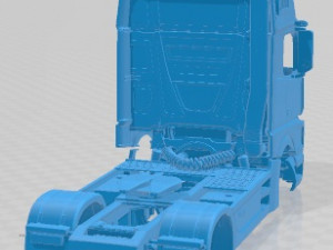 Mercedes Benz Actros 2022 Printable Body Truck 3D Baskı Modeli