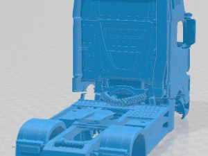 Mercedes Benz Actros 2022 Printable Body Truck 3D Print Model