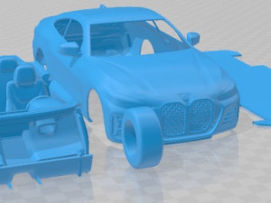 M440i Coupe 2021 Printable Car Modelo de Impressão 3D