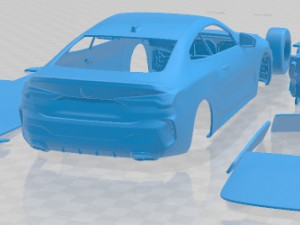 M440i Coupe 2021 Printable Car Modelo de Impressão 3D