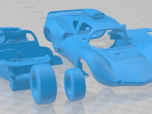 Chaparral 2D 1966 Printable Car Model Cetak 3D
