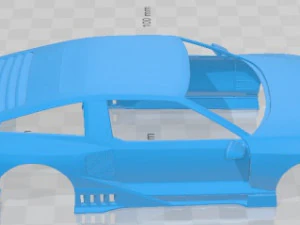 Hyundai N Vision 74 Printable Body Car 3D Print Model