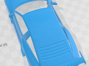 Hyundai N Vision 74 Printable Body Car 3D 打印模型