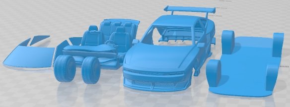 Hyundai N Vision 74 Printable Car 3D प्रिंट मॉडल .c4d .max .obj .3ds .fbx .stl .blend 