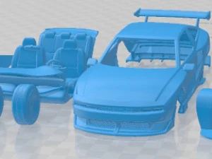 Hyundai N Vision 74 Printable Car 3D Print Model