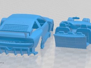 Hyundai N Vision 74 Printable Car 3D प्रिंट मॉडल