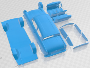 Anglia Saloon 2 Door 105e 1967 Printable Car Modelo de Impressão 3D