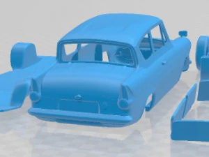 Anglia Saloon 2 portas 105e 1967 carro para impress&atilde;o Modelo de Impressão 3D
