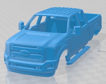 Super Duty 2011 Printable Body Car Mod les 3D en vedette in