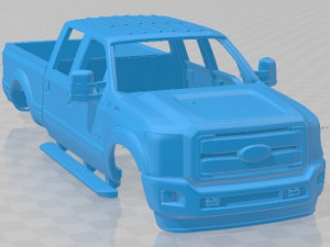 Super Duty 2011 Printable Body Car Modelo de impresión 3D