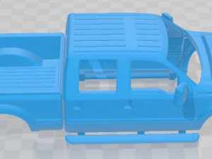Super Duty 2011 Printable Body Car Modelo de impresión 3D