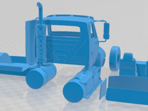 Caterpillar CT610 2011 Printable Truck Modelo de impresión 3D