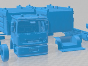 Renault Premium Lander Fire 2011 Printable Truck Modelo de impresión 3D