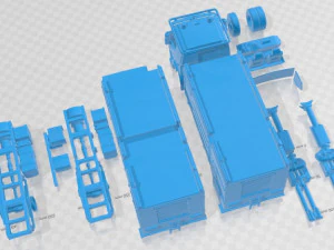 Camioneta Renault Premium Lander Fire 2011 Imprimible Modelo de impresión 3D