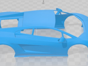 Gallardo LP570 4 Superleggera 2011 Printable Body Car Modelo de impresión 3D