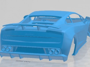 Gallardo LP570 4 Superleggera 2011 Printable Body Car Modelo de impresión 3D