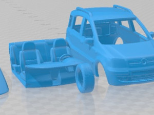 Fiat Panda 2011 Printable Car 3D Print Model