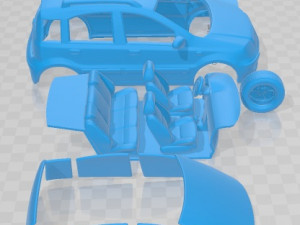 Fiat Panda 2011 Printable Car 3D Print Model