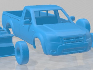 Ranger Regular Cab 2009 Printable Car in separate parts Modèles 3D en vedette