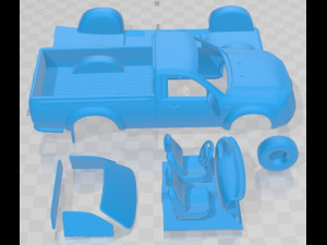 Ranger Regular Cab 2009 Printable Car in separate parts Modèles 3D en vedette