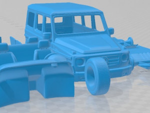 Mercedes Benz G Class 2011 Printable Car Modelo de impresión 3D