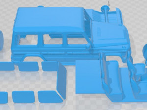 Mercedes Benz G Class 2011 Printable Car Modelo de impresión 3D