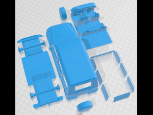Mercedes Benz G Class 2011 Printable Car Modelo de impresión 3D