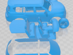 Infiniti QX80 2011 Printable Car 3D प्रिंट मॉडल
