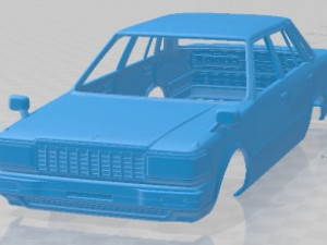 Nissan Cedric Mk6 Y30 Sedan 1984 Printable Body Car 3D Print Model