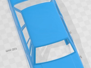 Nissan Cedric Mk6 Y30 Sedan 1984 Printable Body Car Modelo de impresión 3D