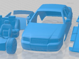 Mercury Grand Marquis 2003 Printable Car 3D Print Model