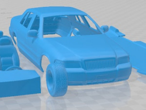 Mercury Grand Marquis 2003 Printable Car Model Cetak 3D