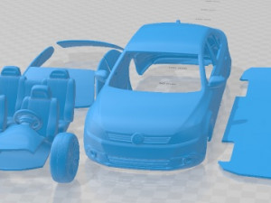 Volkswagen Jetta 2011 Printable Car 3D Print Model