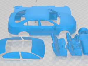 Volkswagen Jetta 2011 Printable Car 3D Print Model