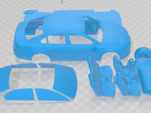 Volkswagen Jetta 2011 Printable Car 3D Print Model