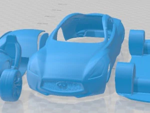 Carro para imprimir Infiniti Essence 2011 Modelo de Impressão 3D