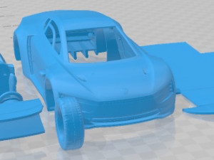 Volkswagen XL Sport 2014 Printable Car Modello di stampa 3D