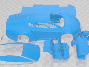 Volkswagen XL Sport 2014 Printable Car Modello di stampa 3D