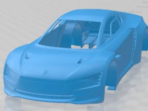 Coche Carrocería Imprimible Volkswagen XL Sport 2014 Modelo de impresión 3D