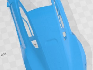 Volkswagen XL Sport 2014 Printable Body Car Modelo de impresión 3D