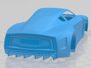 Volkswagen XL Sport 2014 Printable Body Car Modelo de impresión 3D