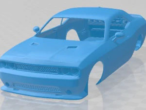 Dodge Challenger SRT8 2011 Printable Body Car 3D Print Model