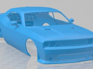 Dodge Challenger SRT8 2011 Printable Body Car 3D Print Model