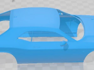 Dodge Challenger SRT8 2011 Printable Body Car 3D Print Model