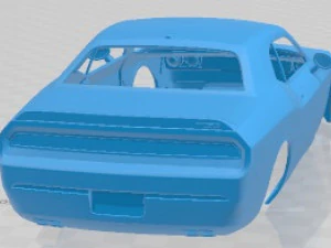 Dodge Challenger SRT8 2011 Printable Body Car 3D Print Model