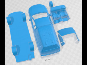 Falcon UTE XR6 Police 2011 Printable Car 3D Принт Модель