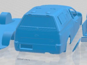 Falcon UTE XR6 Police 2011 Printable Car 3D Print Model