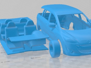 Mazda 5 2011 Printable Car Modelo de impresión 3D