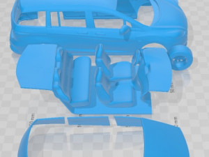 Mazda 5 2011 Printable Car Modelo de impresión 3D